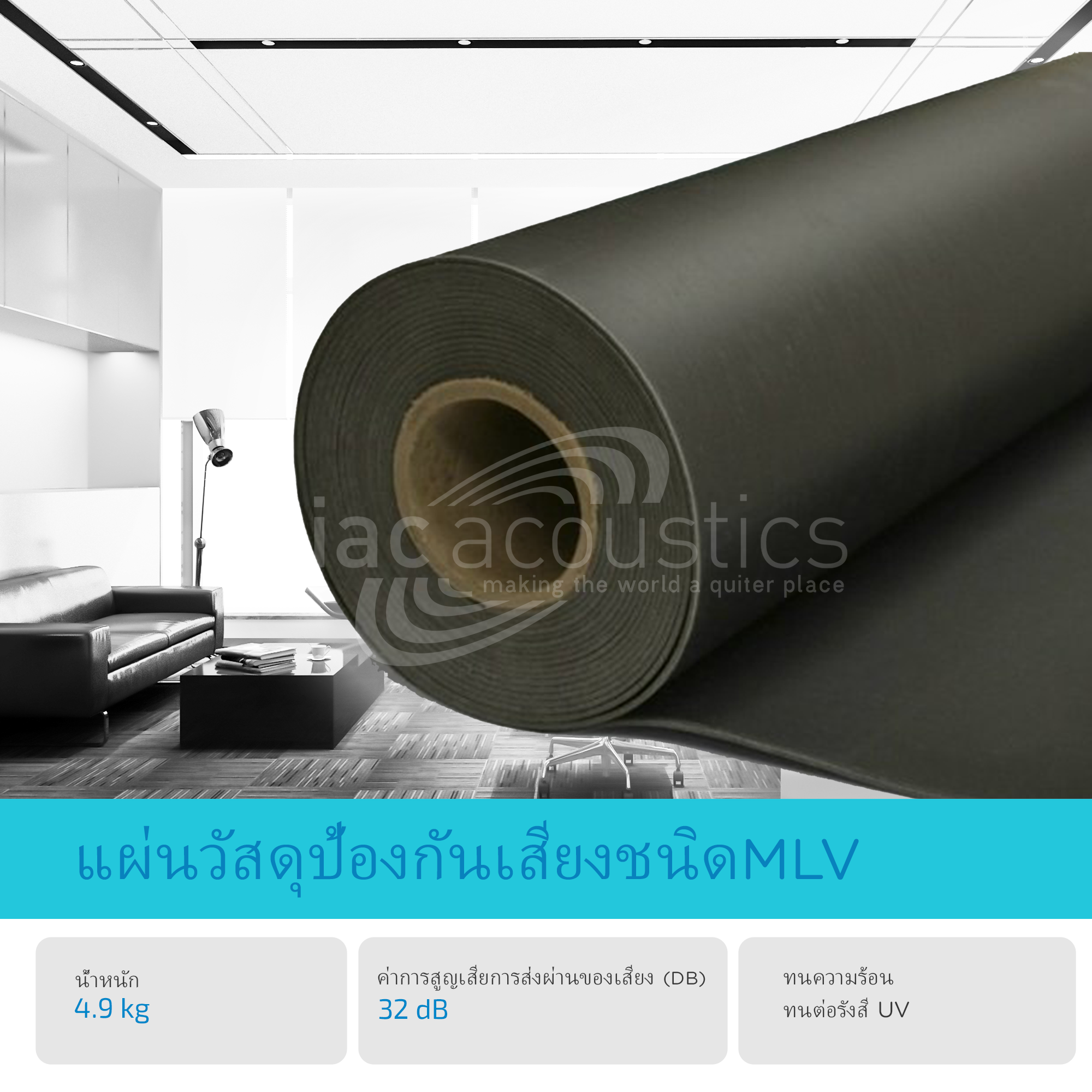 แผ่นกันเสียง BB830