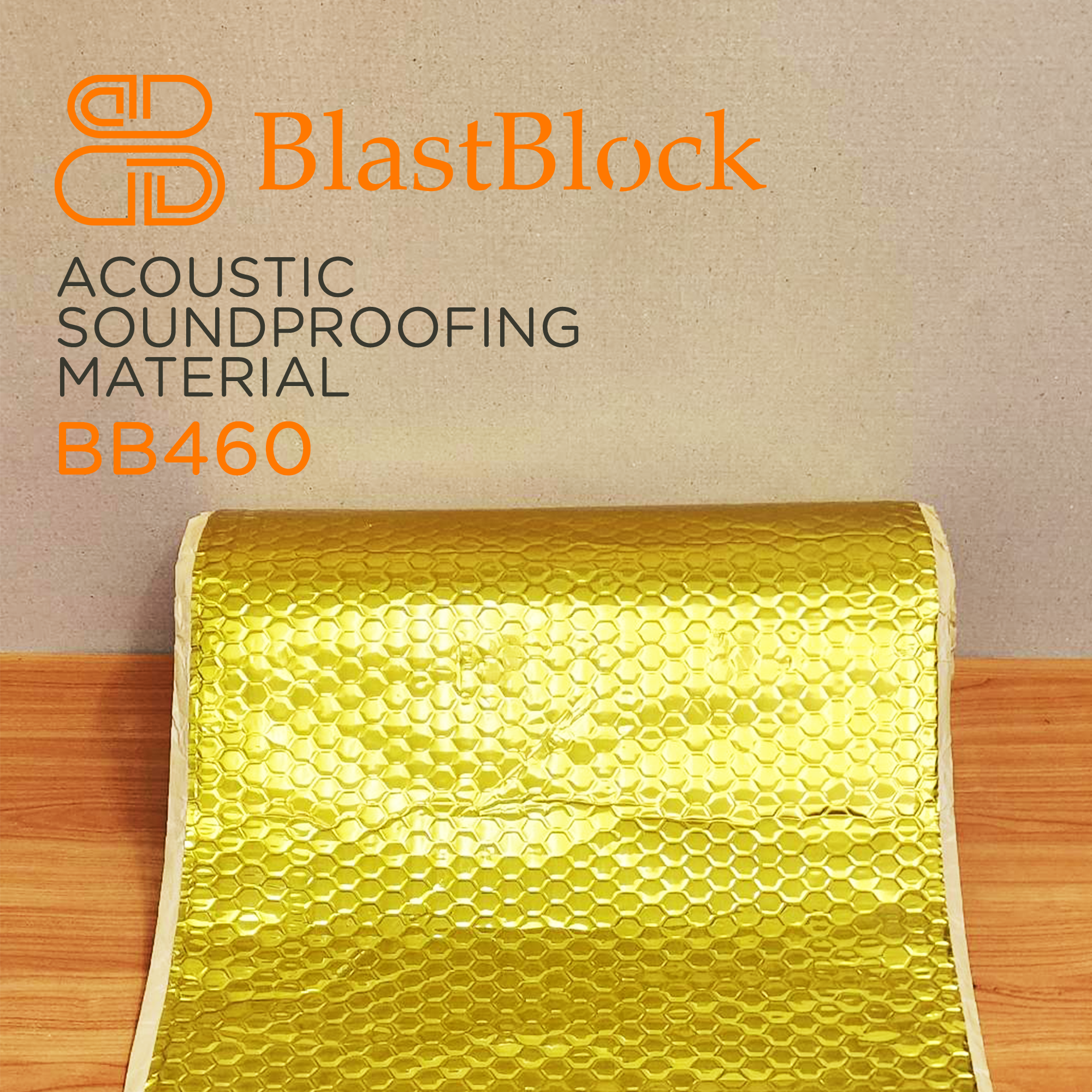 แผ่นลดเสียง Sound Damping BLASTVIB BB460 - Image 2